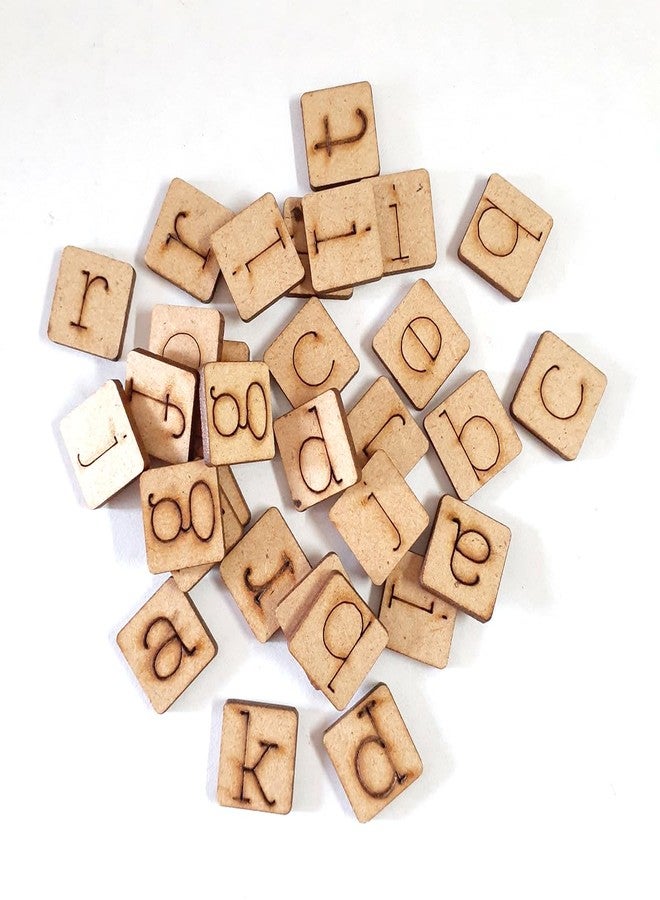 Tokyodo Montessori Wooden Alphabet Puzzle - 3 Sets of a-z Lowercase Letters Square 1.5cm Pieces | Hands-on Educational Toy for Toddlers & preschoolers - Image 1